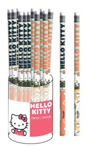 Picture of Hello Kitty HB graphite pencil with eraser tip